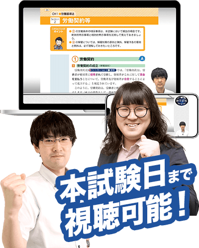 社労士 横断対策 Web講義のイメージ