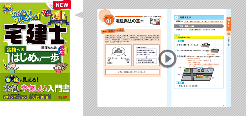 みんなが欲しかった!宅建士 合格へのはじめの一歩 無料立ち読み