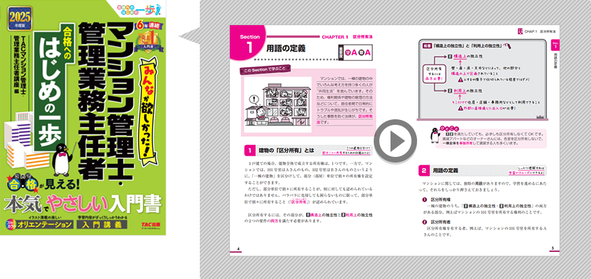 みんなが欲しかった！マンション管理士・管理業務主任者 合格へのはじめの一歩　無料立ち読み
