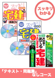 2014年合格目標 宅地建物取引主任者 独学道場 【スッキリ】 『テキスト』『問題集』なしコース