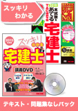 2015年合格目標 宅地建物取引士 独学道場【スッキリわかる】『テキスト』『問題集』なしパック