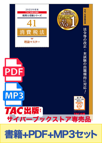 無敵のどこでもマスターセット 2025年度版 消費税法 理論マスター編