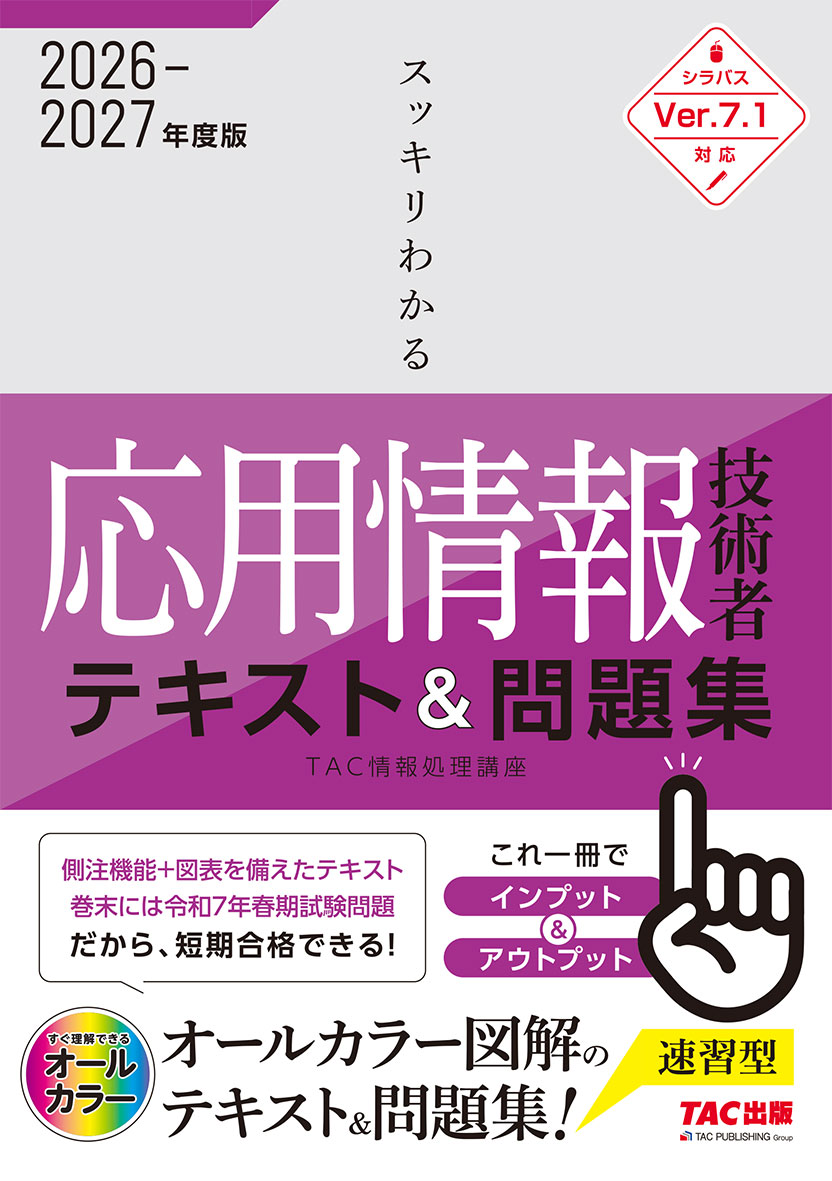 2026-2027年度版 スッキリわかる応用情報技術者 テキスト&問題集